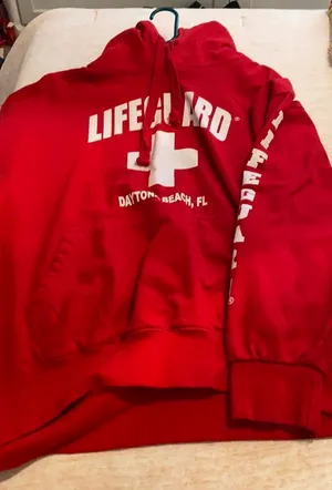 Red Lifeguard Sweatshirt thumbnail 1