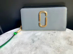 Marc Jacobs NWT Marc Jacobs The Snapshot J-Marc Zip Around Wallet Saffiano Colorblock thumbnail 1