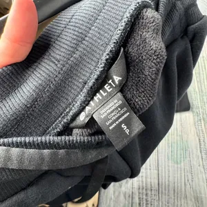 Athleta Cozy Karma Zip Pant Black Joggers Sm thumbnail 3