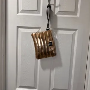 Think Royln Rose Gold Metallic‎ Quilted Wristlet thumbnail 9