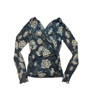Free People floral surplice wrap‎ top sz XS thumbnail 7