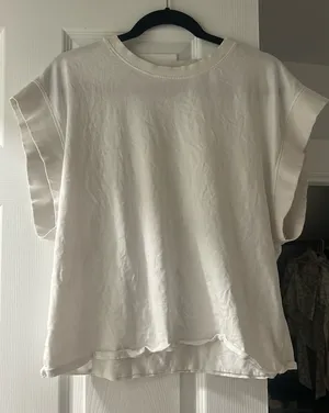 Zara white top thumbnail 1