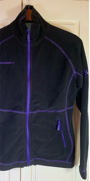Mammut Fleece Womens‎ Medium Sweater Black Gorpcore Classic Outdoorsy Hiking Ski thumbnail 1