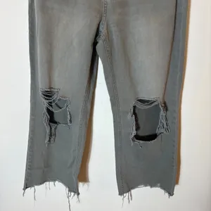 Vervet Super High Rise 90s‎ Vintage Crop Flare Jeans Size 29 Olive Green thumbnail 4