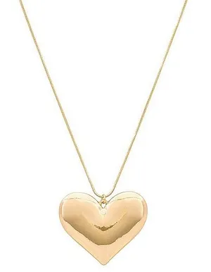 8 Other Reasons Gold Heart Pendant Necklace thumbnail 1