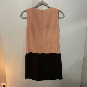 Gap Women Dress Sleeveless Colorblock Peach Black Size 0 thumbnail 4