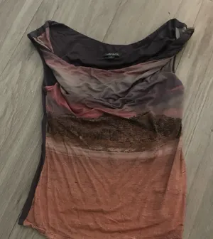 Wild Fable Brown and Pink Gradient Blouse thumbnail 1