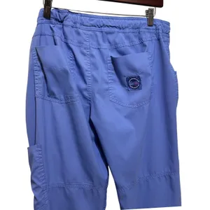 Koi Lite Womens Scrub Pants M Blue‎ Utility Cargo Medical Workwear Straight Leg thumbnail 5