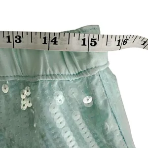 Abercrombie & Fitch Mint Green Sequin Shorts NWT 2" Inseam Kidcore Mermaid thumbnail 7