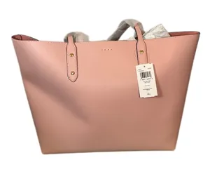 Coach Blush Pink Blossom Leather LTH Town Tote Bag Women NWT thumbnail 1