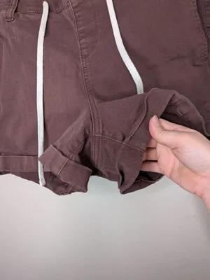 Torrid Womens Burgundy 3.5" weekend mid rise Drawstring Shorts Size 1X thumbnail 6