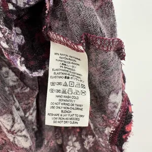 Free People size Small‎ tank top open back sleeveless top shirt blouse floral thumbnail 5