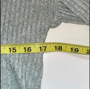 American Eagle Soft & Sexy Rib Top Light Green V-neck Long Sleeve thumbnail 9