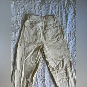 ASOS DESIGN Size 24 Beige Baggy Straight Pant Jeans thumbnail 5