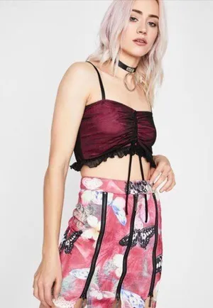 Dolls Kill Butterfly Skirt thumbnail 1