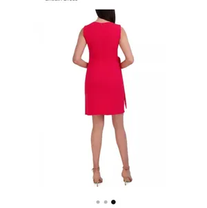 Donna Rico Scuba-Crepe Wrap-Skirt Sheath Dress thumbnail 3