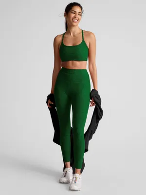 Beyond Yoga Spacedye Caught In the Midi High Waisted Leggings Green Heather XS thumbnail 4