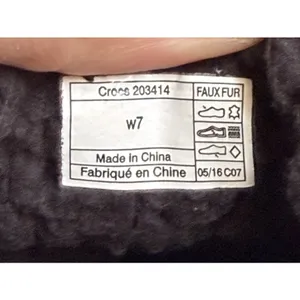 Crocs‎ Women's Black Cobbler Suede Faux Fur Lined Slip On Mule Clogs Shoes Sz 7 thumbnail 8