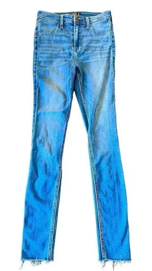 Abercrombie & Fitch Simone high rise jean leggings medium wash 25 thumbnail 1