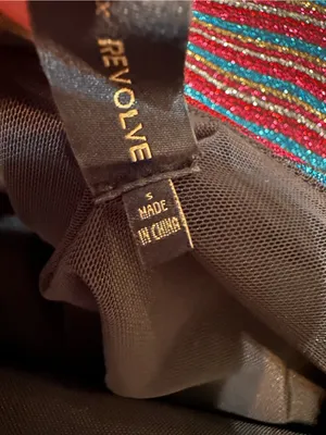 House of Harlow 1960 x Revolve Metallic Striped Dress Evening Cocktail Party thumbnail 4