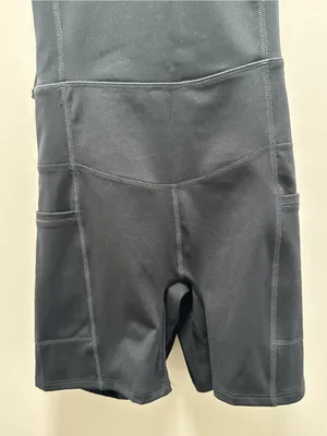 Free People Black Racerback Runner Runsie Athletic Onesie Romper XS NWOT thumbnail 14