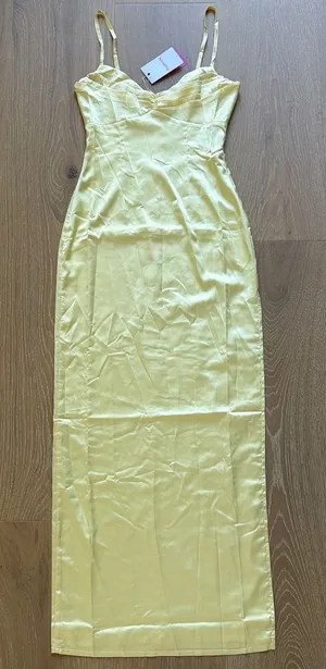 Beginning Boutique Maxi Dress Honey Size US2 Yellow thumbnail 1