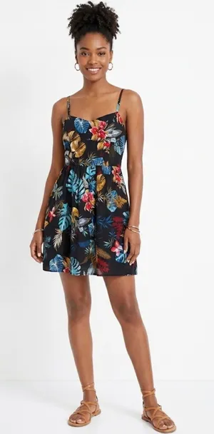 Pacific Vibes Tropical Floral Sleeveless Dress – Size XL – New With Tags thumbnail 1