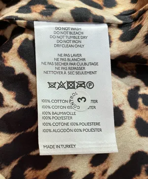 Maeve Anthropologie Dark Denim Gold Button Leopard Print Lined Jacket Size L thumbnail 7