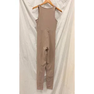 Aritzia Babaton Contour V-Neck‎ Jumpsuit in Nude Beige Small Kim K Kardashian thumbnail 4