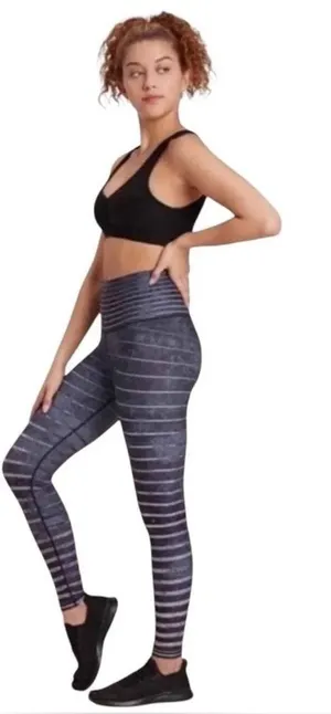 Niyama Sol Stripe Stone Leggings Size M thumbnail 1