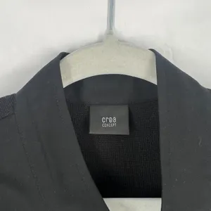 Crea Concept Blazer Jacket Womens Size 8 Black Knit Patch Pockets‎ Formal Wool thumbnail 2