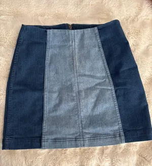 Free People Jean Skirt thumbnail 1