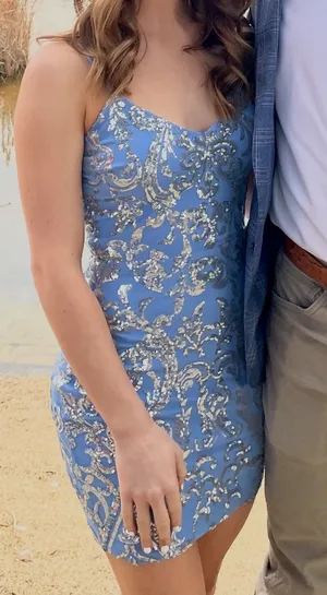 Periwinkle Windsor Dress thumbnail 3