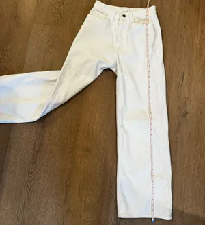 Oak + Fort Wide Leg Full Length White Pants thumbnail 7