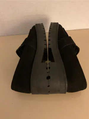 & Other Stories women Black Suede Platform Loafer shoes US 10 thumbnail 6