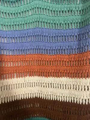 ZARA Crochet Dress Knit thumbnail 3