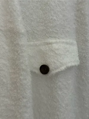 SheIn Cozy White Button-Up Shacket thumbnail 4