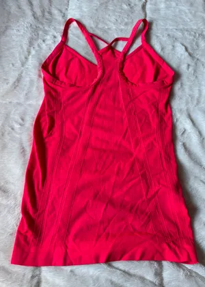 Hot Pink Athletic Tank Top thumbnail 4