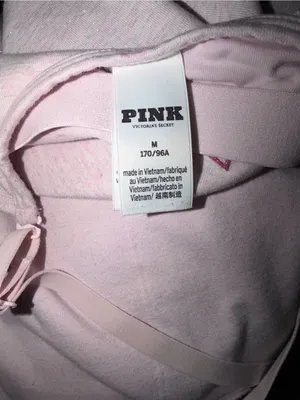 PINK Victoria's Secret Light Pink High Neck Crop Tank thumbnail 4