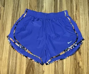 Nike Dri-Fit Women's Sz M Medium Purple Running Shorts Activewear‎ thumbnail 1