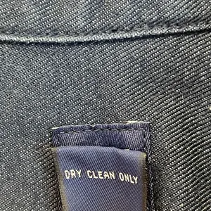 GAP‎ Jean Jacket Women's Small Indigo Denim Cotton Button Front Dark Wash Blue thumbnail 6