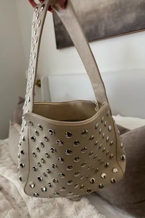 Studded handbag Tan thumbnail 1