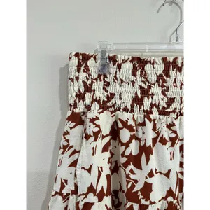 Universal Thread Floral Midi Skirt Cottagecore Pockets Cotton Large‎ thumbnail 5