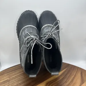 Sorel Out N‎ About Rain Duck Boot Gray Waterproof Travel Outdoors Women's 7 thumbnail 7
