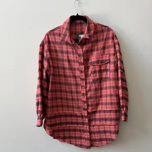BURNOUT VINTAGE Teen Spirit Flannel in Red - Size Small - NWT New thumbnail 5