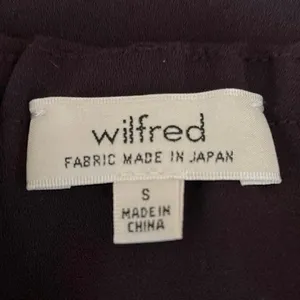 Aritzia Wilfred Morel Purple Ruffle Off Shoulder Long Sleeve Blouse Top Size S thumbnail 4