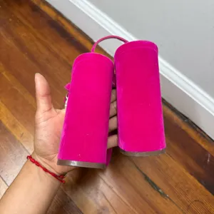 Primark Fuchsia Knot Ankle Strap Heels thumbnail 4