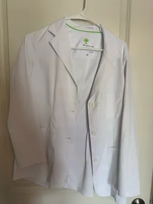 White healing hands scrub coat xs thumbnail 1