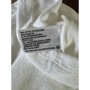 NWD Stoney Clover Target White Terry Pullover 1/2 Zip Sweatshirt Size 1X thumbnail 7