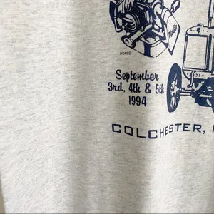 Fruit of the Loom 90s Engine Show Event Crewneck Tee Size Large thumbnail 5